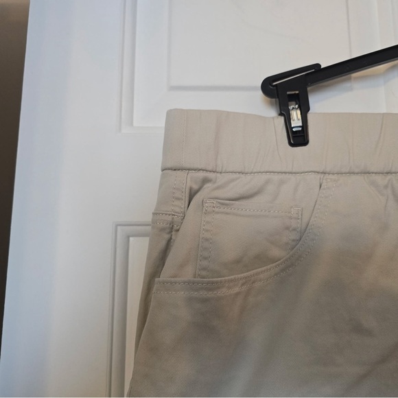 Jag Jeans On The Go Skort Taupe Size 16 NEW Plus 5 Pocket Style Stretch Waist - Picture 3 of 9